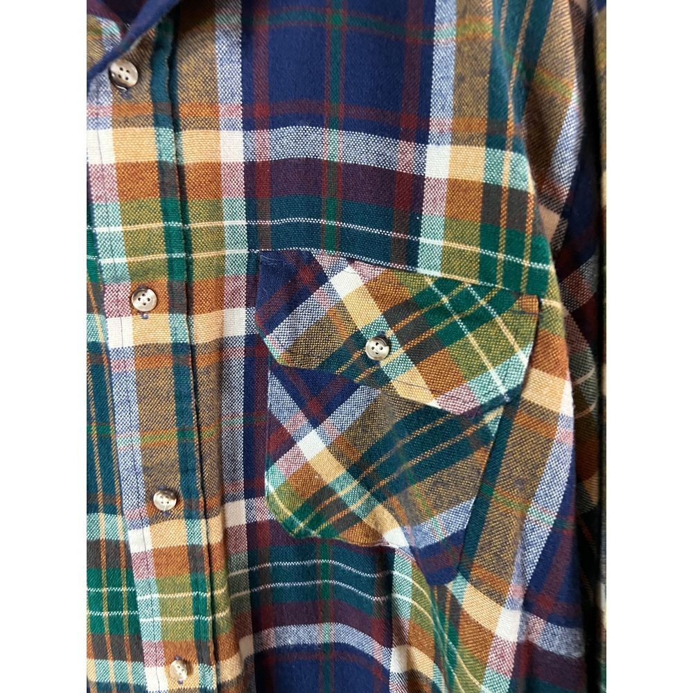 Outdoor Exchange Acrylic Plaid‎ Flan el Shirt - Mens XL Tall - Picture 3 of 6